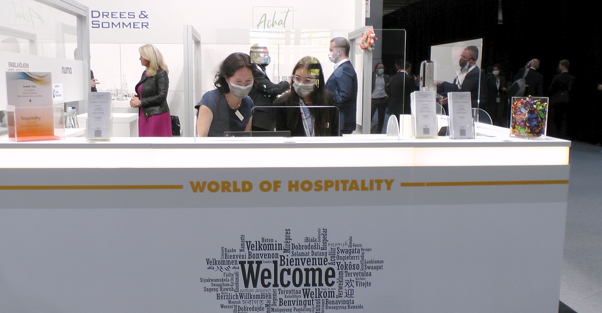 Expo Real 2021 World of Hospitality Rezeption