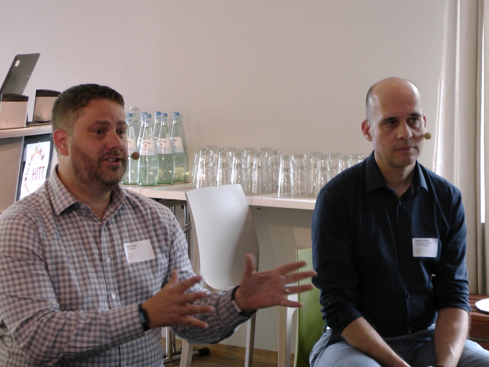 HITT 2022 Finance Session Petar Ross, left, Kullig Sascha 
