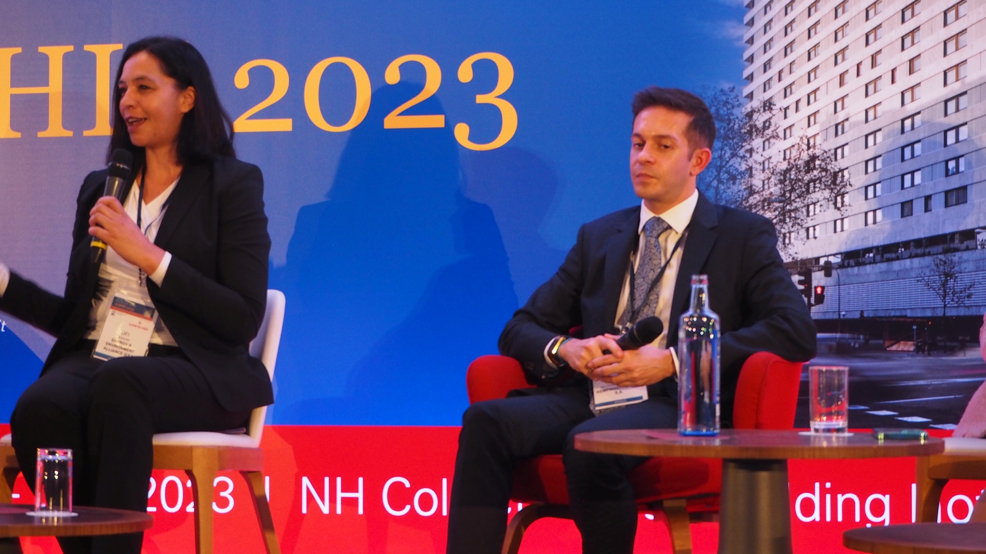 AOHIS Madrid 2023 Panel ESG Ibrahim Ufi (left), Beltrametti Walker Hadrian
